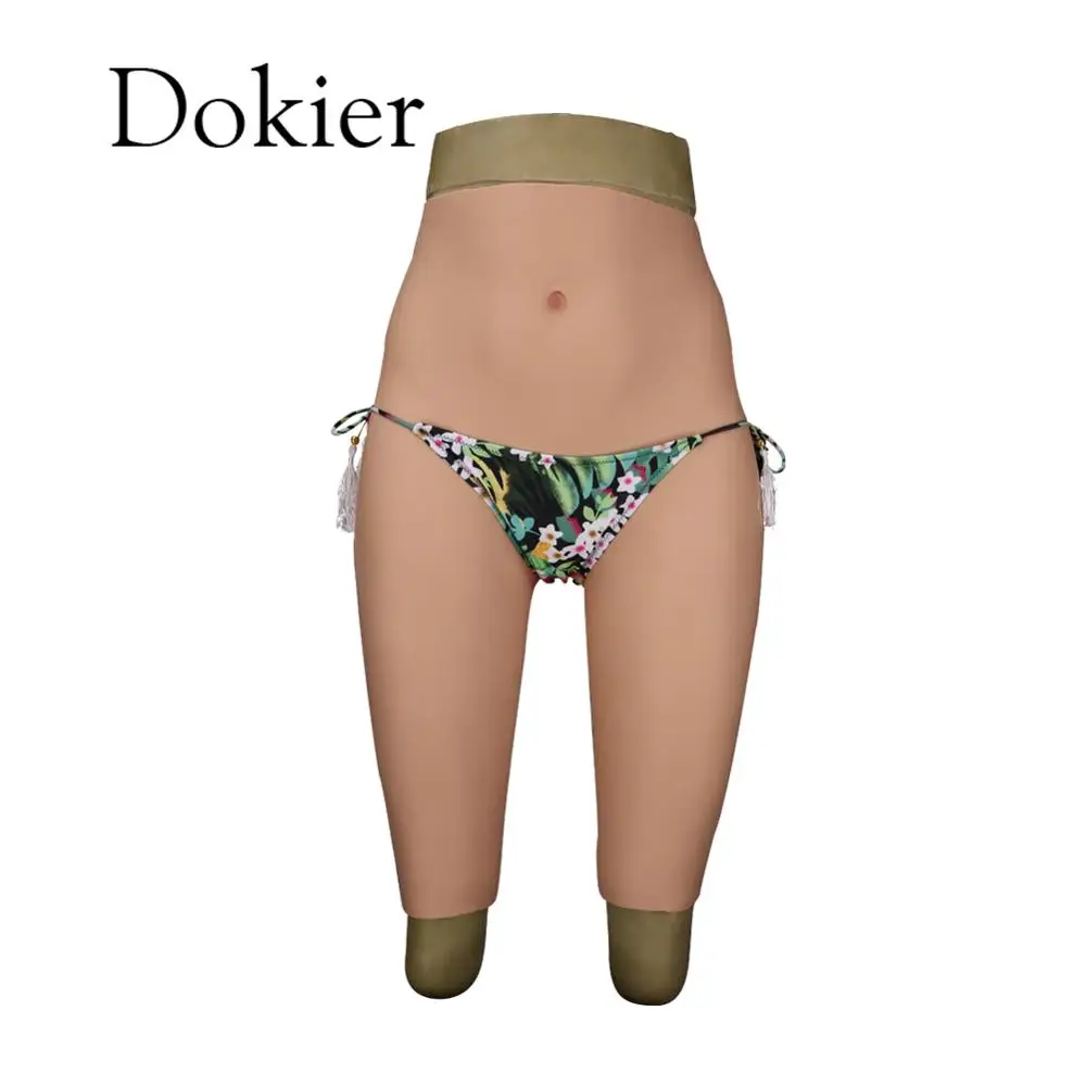 Силиконовые Реалистичные трусики Dokier-Вагина брюки для киски трансгендер