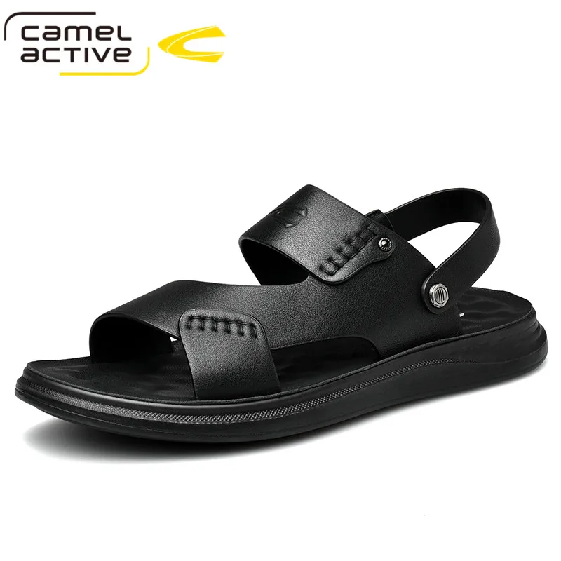 

Мужские сандалии Camel Active, из натуральной кожи, летняя обувь, Пляжная повседневная обувь, уличные сандалии для мужчин, 2021 38-44