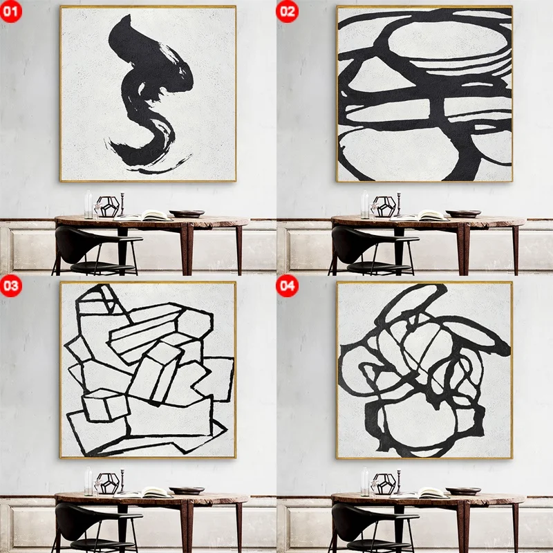 

Abstract Black Paintings and Prints Chinese Simple Murals Modern Canvas Paintings Pictures Home Decor Read Room Art Wall Posters