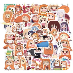 Qianwumei pegatina de grafiti de personajes de Anime, pegatina decorativa de PVC para equipaje, carrocería de coche, venta al por mayor, 10/30/50 piezas