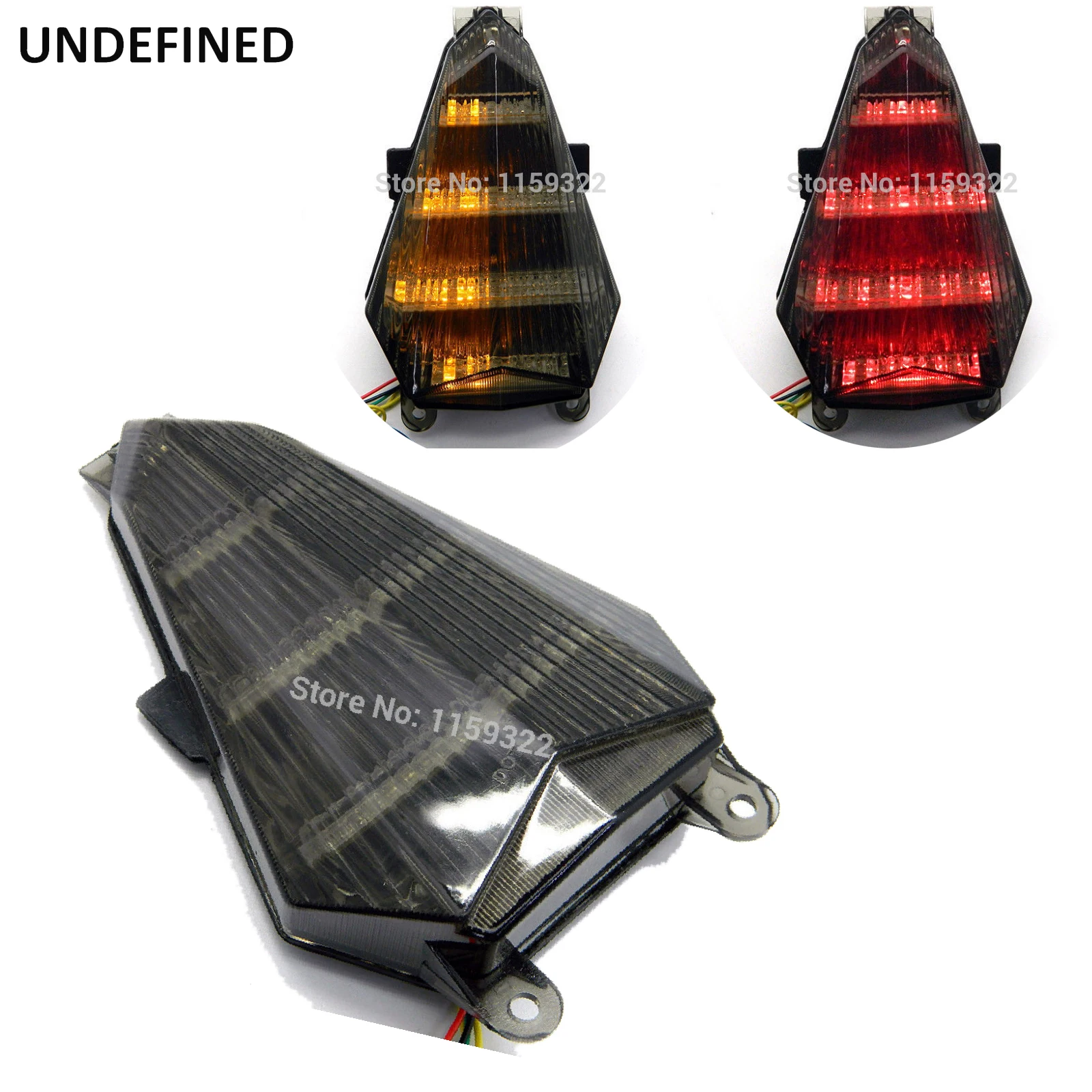 

Motorcycle LED Brake Taillights Turn Signal Blinker Intergrated Tail Light Smoke Lens for Yamaha YZF R6 YFZ-R6 2006 2007