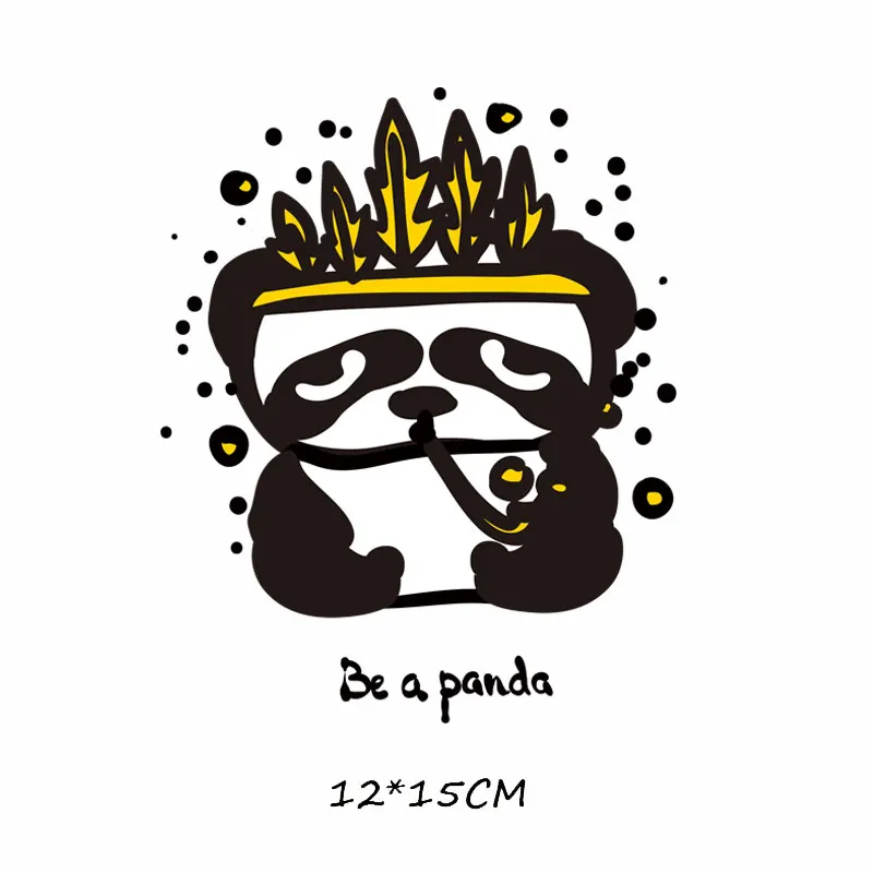 ZOTOONE мультфильм животных набор патчей железа на передачи Единорог панда кошка нашивки с совой для детской одежды Аппликации, наклейки на одежду - Цвет: ZT0665
