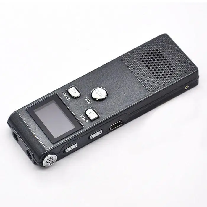Мини цифровой диктофон портативный MP3 один ключ записи, очень удобный 8 Гб плеер шум рекордер уменьшения