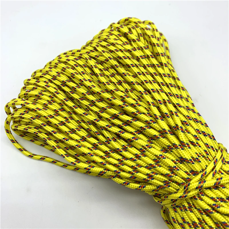 Nylon Cord 10yards/Lot 3mm Cord Rope Parachute Lanyard Rope Climbing Camping Survival Equipment Paracord Bracelet Mask Lanyards