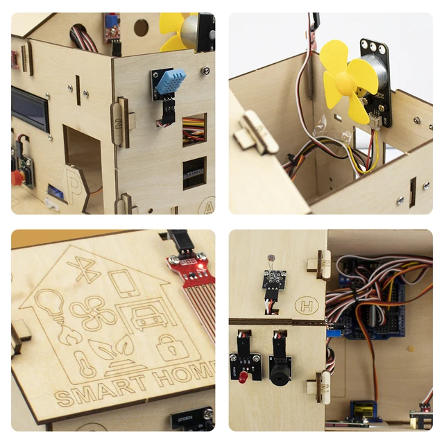 LAFVIN Smart Home / House Kit Learning Kits for Uno R3 Board for Arduino DIY STEM with  Tutorial 5