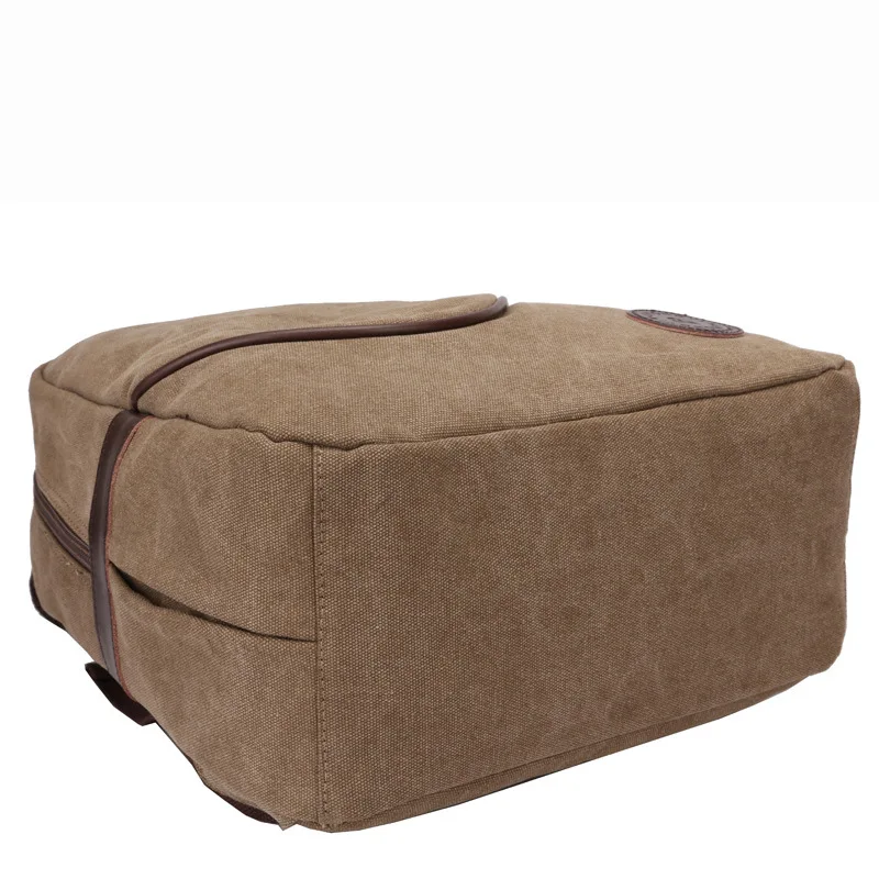 

New Style Canvas Backpack Fashion Gymnastic Valise Bike Mountaineering Bag Solid Color Retro Backpack
