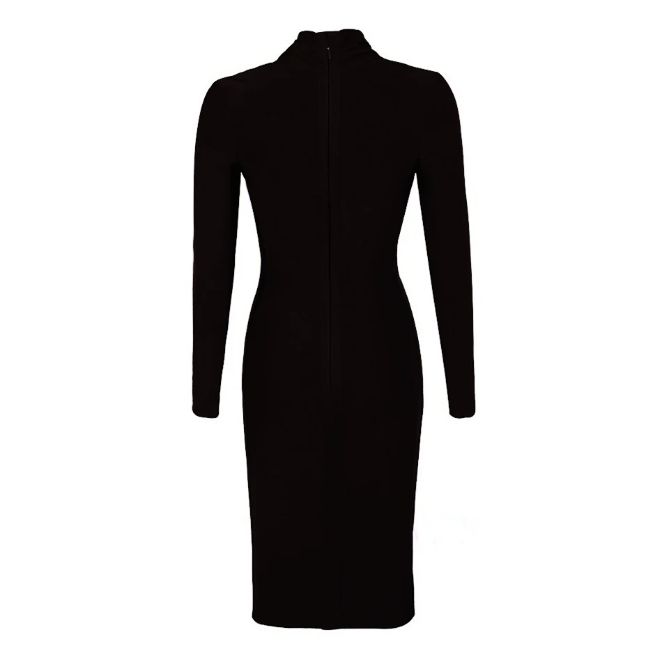 Amily. c новое летнее женское платье Бандажное платье с глубоким v-образным вырезом и длинными рукавами облегающее Клубное сексуальное вечернее платье