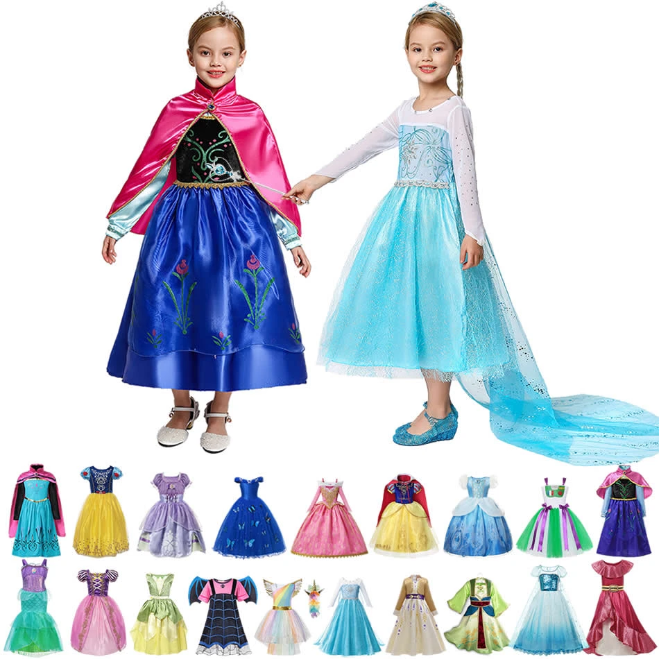 elsa and anna outfits