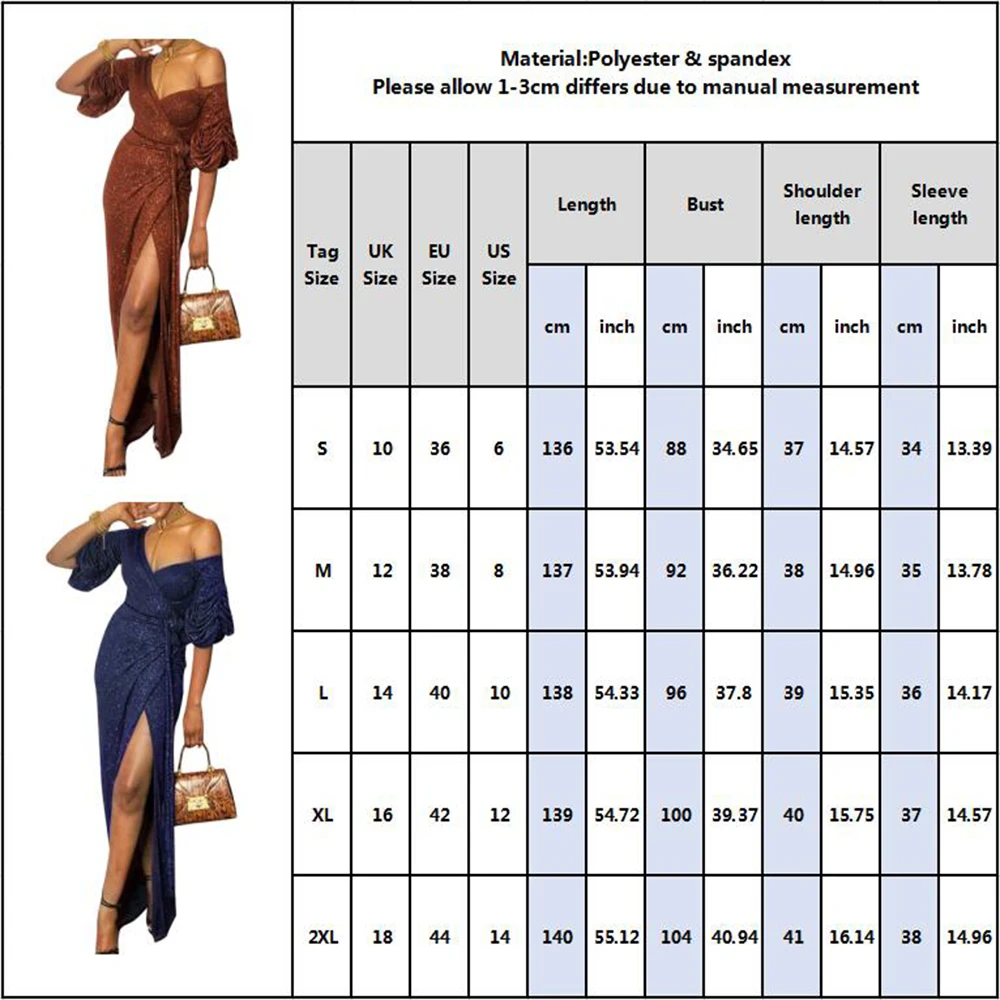 Сексуальное женское платье, плиссированные рукава, вечерние платья с пайетками для женщин,, Стильное женское платье с открытыми плечами, длинное вечернее платье D25