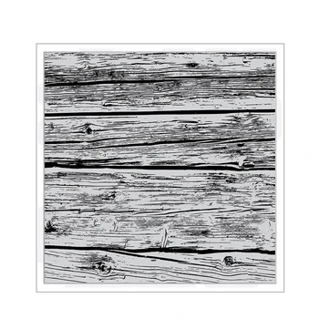 

New 2020 Metal Cutting Dies and Clear Stamp Scrapbooking Wood Planks Background Embossing Frames Card For Craft Paper Making Set