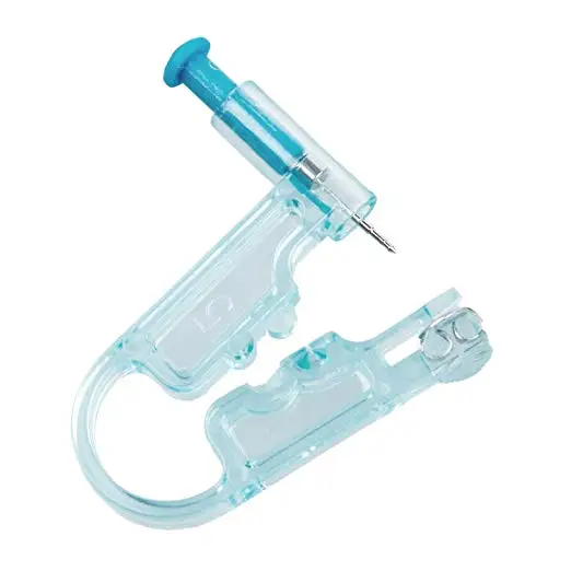2pcs Disposable Ear Piercing Gun Safety Ear Piercing Gun Unit Tool With Ear Stud Asepsia Pierce Kit