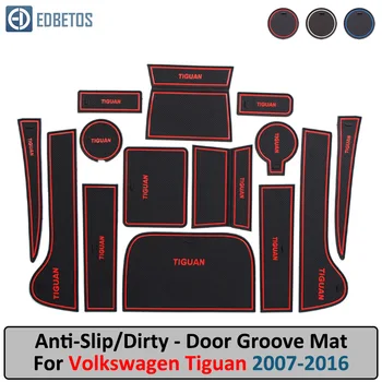 

Anti-Slip Mat For VW Tiguan 2007 2008 2009 2010 2011 2012 2013 2014 2015 2016 Volkswagen Accessories Gate Slot Coaster Anti-Dirt