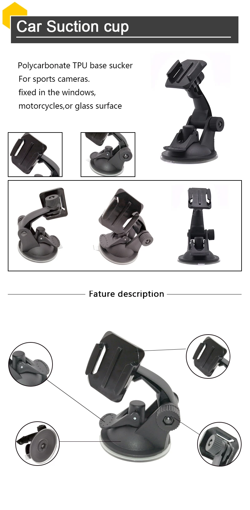 Для GoPro Hero 6 5 4 3 комплект спортивных аксессуаров для камеры Плавающий поплавок нагрудный ремень штатив для SJ4000 для Xiaomi для Yi