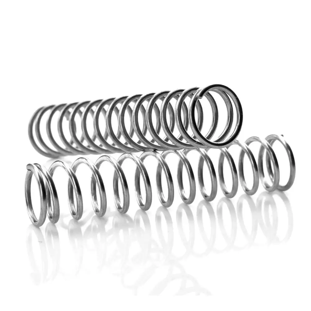 2pcs 3mm WD compress spring pressure springs push elastic coils 38mm OD SUS304 2pcs 3mm WD compress spring pressure springs push elastic coils 38mm OD SUS304