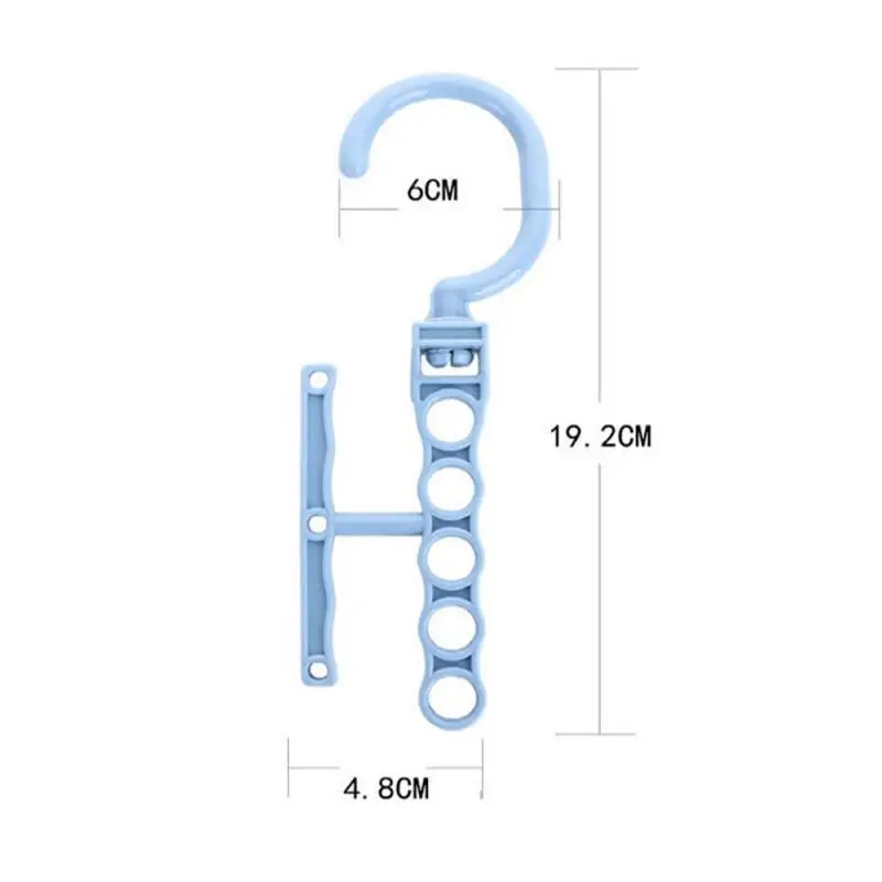 5 отверстий, креативная портативная Волшебная вешалка, пластиковый шарф, детская одежда, стеллаж для хранения, сушилка, Домашний Органайзер, инструменты для хранения, стойка