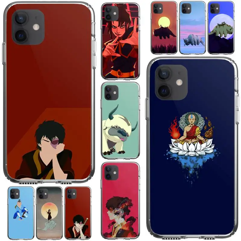 Крутой Аватар последний чехол для телефона Airbender Iphone 5 6 7 8 11 12 Plus XR X XS SE2020 11/12pro Max