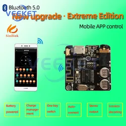 Module récepteur Audio Bluetooth XY ABT à monter soi même, batterie 5.0 3.7 V, Micro USB 4.2V, décodeur stéréo sans perte, carte amplificateur de décodage 