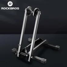ROCKBROS – supports de vélo Brompton, support de roue de vélo de route vtt anti-rayures, support d'emballage de vélo réglable pliable, accessoires de vélo