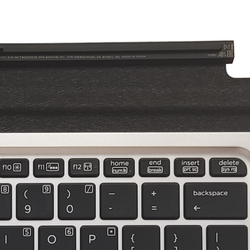 US/RU New For HP Elite x2 1012 G1 Palmrest Cover keyboard With