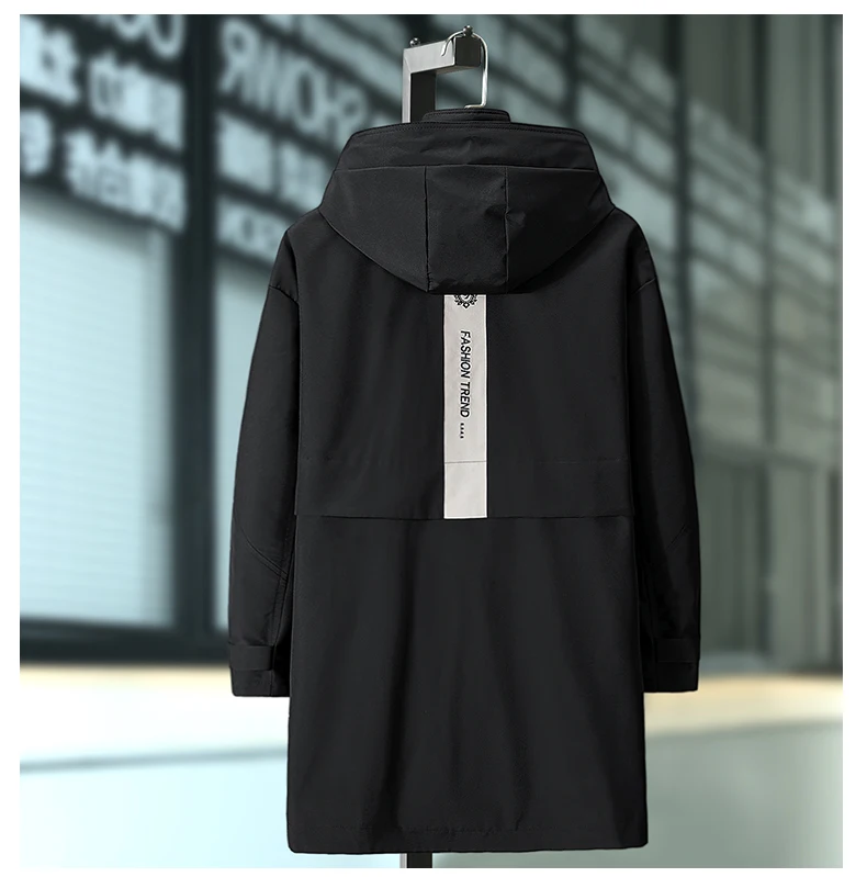 Плюс 10XL 9XL 8XL 7XL 6XL Мужская куртка, пальто модный Тренч новая весенняя брендовая Повседневная зауженное пальто куртка Верхняя одежда Мужская