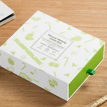 Белый Цвет Пользовательский Дизайн картонная коробка для ожерелья бумажная упаковка коробка для ювелирных изделий рождественские подарки(GF-003