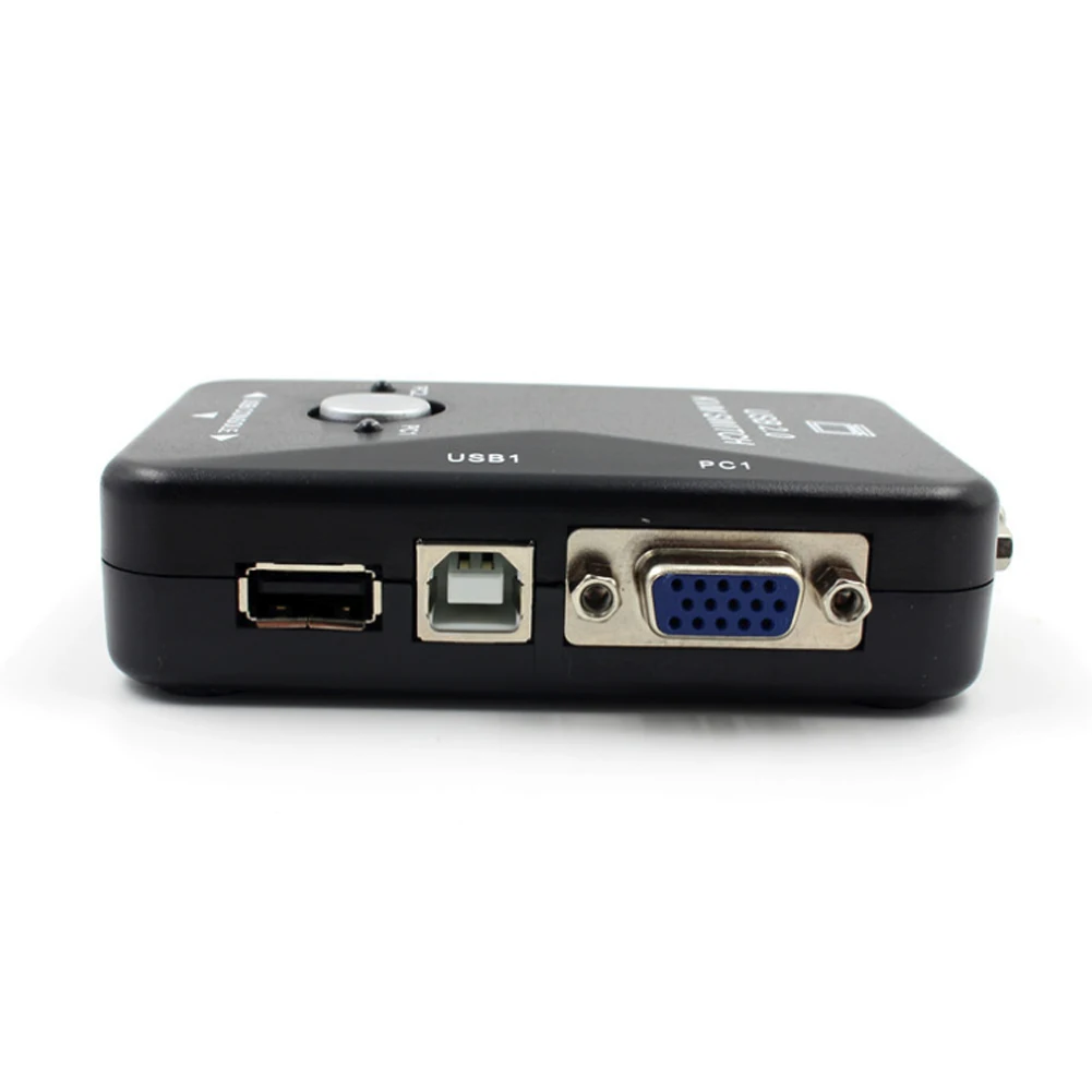 2 в 1 из 2 Порты и разъёмы USB 2,0 KVM переключатель 1920*1440 VGA переключатель SVGA разделитель поля для клавишных инструментов Мышь монитор адаптер