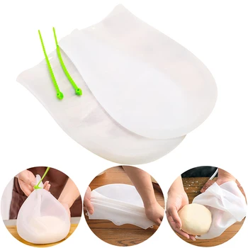 

1Pc Kitchen Silicone Dough Flour Kneading Mixing Bag Reusable Cooking Pastry Tools Flour Kneading Bags Bakeware Kitchen Tools