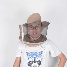 1 шт. анти-пчелиная шапка джинсовая кепка воздухопроницаемая пчелиная шапка огнеупорная лицевая сетка крышка инструменты для пчеловодства