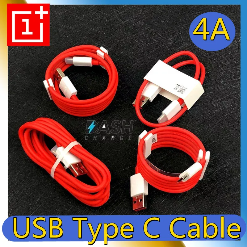 Оригинальный USB-кабель для быстрой зарядки Oneplus 7 PRO 30 см/100 см/150 см/200 см 4A кабель