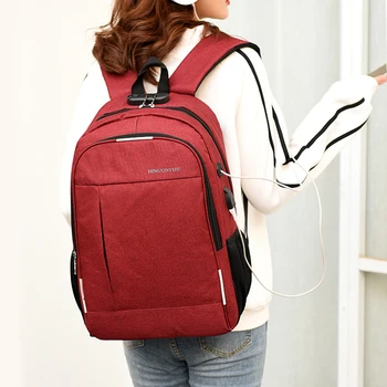 

Men Travel Laptop Backpack USB Charging Port Reflective Strap Adjustable Anti Theft Top Handle Zipper Closure Multi Pockets