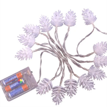 

Christmas Pine Cones LED String Lights Battery Operated Fairy Lights Indoor Outdoor Decoration for Party Wedding Garden