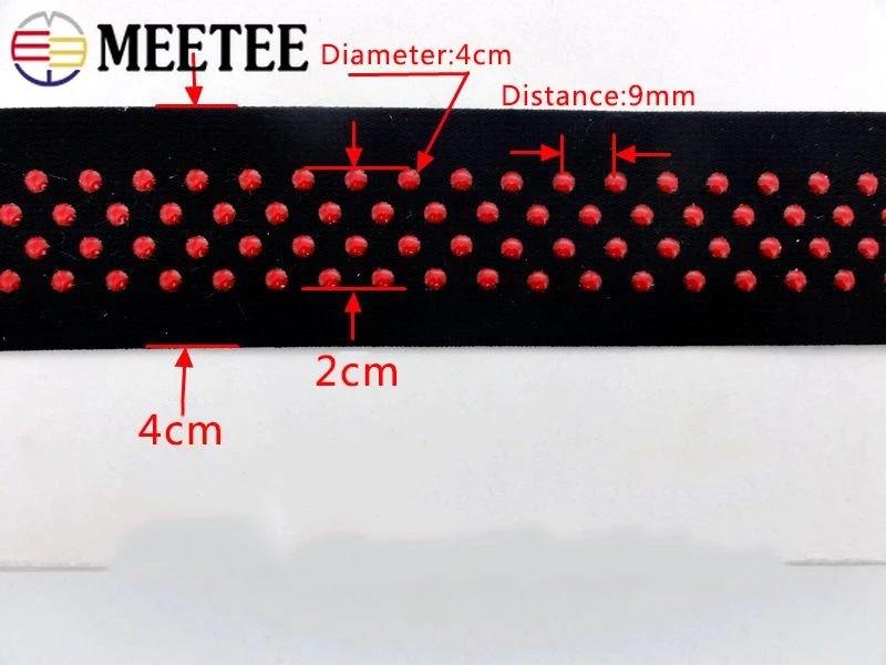 Meetee 2/5 метров 4 см Мягкая Нескользящая эластичная лента для одежды эпоксидная эластичная тесьма DIY швейная спортивная одежда аксессуары Резиновая лента