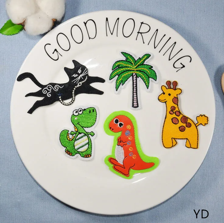 10 шт. вышитые нашивки с животными|Заплатки| |