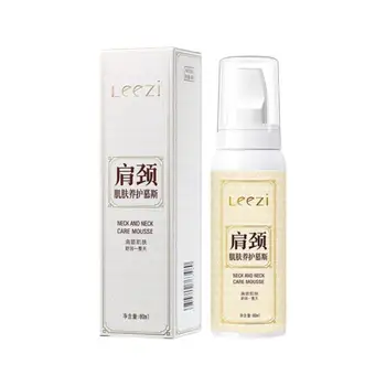 

80g Firming Neck Mousse Cream V-type Neck Shoulder Cream Skin Care Anti Wrinkle Remove Fine Lines Lifting Firming Skin Neck Care