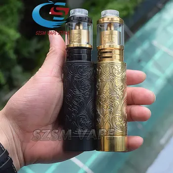 

new slam piece Mechanical Mod with Designs Fatality M25 RTA tank 25mm 4ml/ 5ml vape Fit 18350 18650 20700 21700 Mech MOD kit