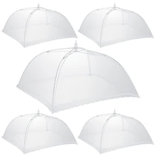 1 шт., раскрывающаяся сетка, контейнеры пищевые, большие сетчатые, защитные, пищевые, защитный тент, купол, сетчатый зонтик, протектор для пикника
