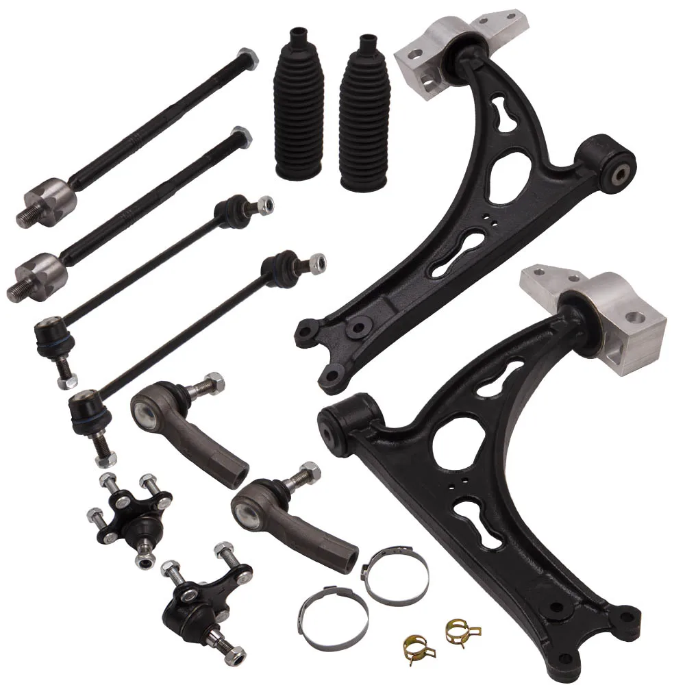 Комплект рычагов подвески для VW GOLF 5 6 TOURAN AUDI A3 8P 1K0407152BF 5Q0407366B 14 шт. | Автомобили и