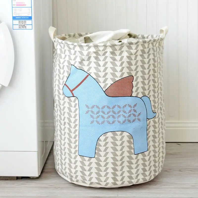

Large Foldable Laundry Storage Basket Clothes Storage Bag Dirty Laundry Basket Kids Toys Organizer Home Sundries Storage Barrel