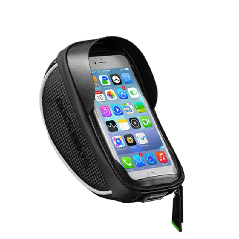 Update Bicycle Bag ROCKBROS 5," велосипедная сумка, велосипедная Рама, трубчатая сумка, водонепроницаемый чехол для телефона с сенсорным экраном, отражающий с тенью, перегородка, 5 цветов - Цвет: Update Bicycle Bag