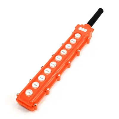 

Rainproof COB65 Momentary 6 Ways Pendant Control Push Button Switch for Hoist