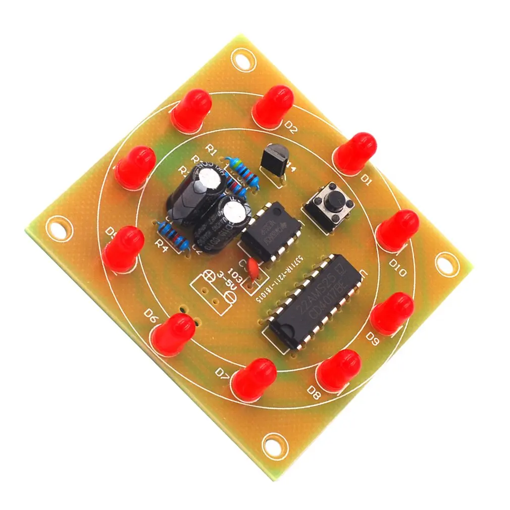 Электронный счастливый набор вертушки аналоговые лотереи электронные diy части веселое электронное производство электронный счастливый набор вертушки