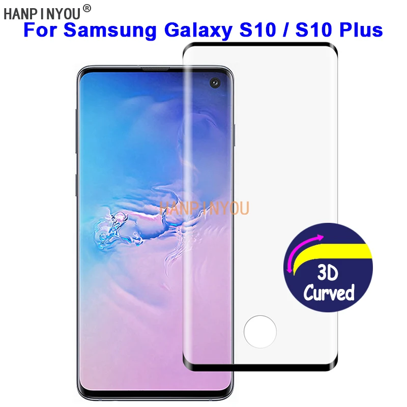 3D Защитная пленка для Samsung Galaxy S10 G973 /S10 Plus твердость 9H полное покрытие тонкое