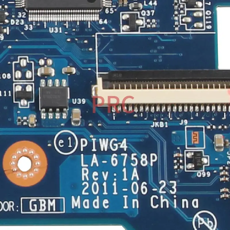 11013585 para Lenovo Notebook Mainboard Hm65 Ddr3 Laptop Motherboard G770 Y770 La-6758p - Imagem 5