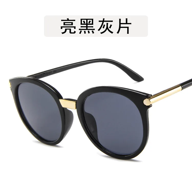 

1950 Retro circular spectacle frames for men and women with flat lens sunglasses