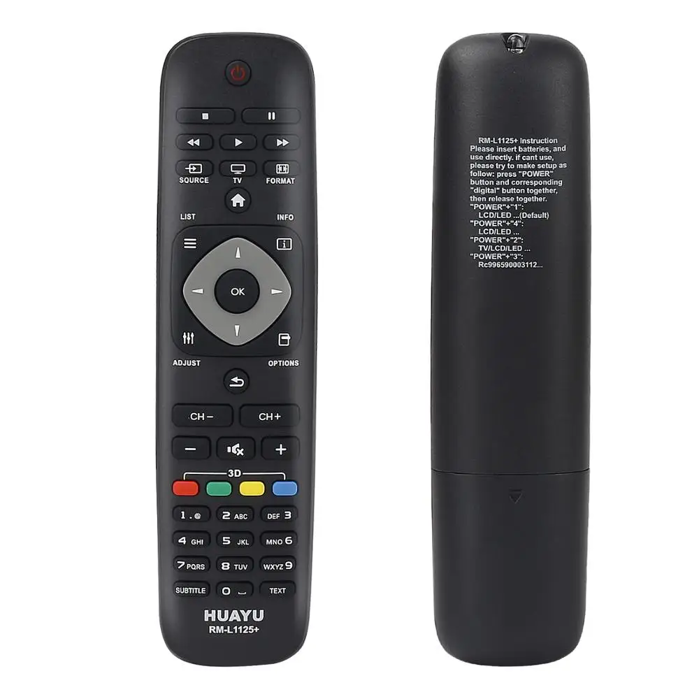 Для пульта дистанционного управления philips TV 996590000449 YKF308 001 098GR7BDHNTPHT 12030505 42PFL3507H/12