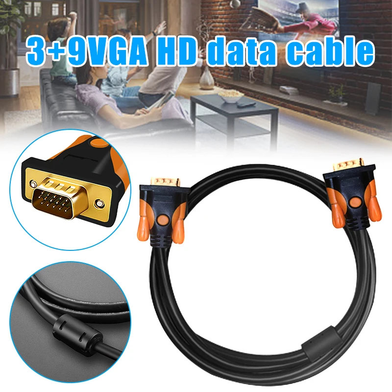 2019 Engineering High-definition Copper 3+9VGA Cable Connection HDMI Computer Television Cables S888 | Электроника