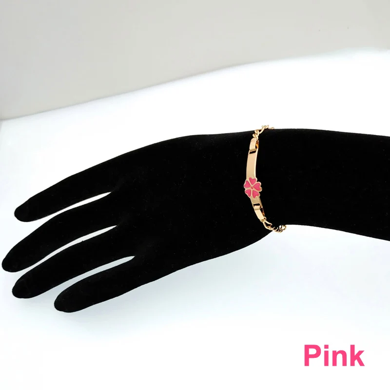 Детские ювелирные изделия детский браслет Pulsera Bebe Pulseira золотой с сердцем Enfant