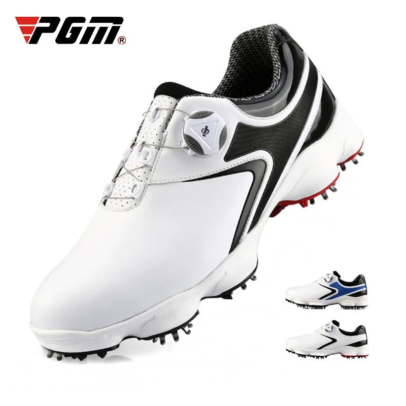 PGM для гольфа мужские профессиональные кроссовки для гольфа вращающиеся шнурки водонепроницаемая обувь для гольфа мужская нескользящая обувь для гольфа 39-44 D0842