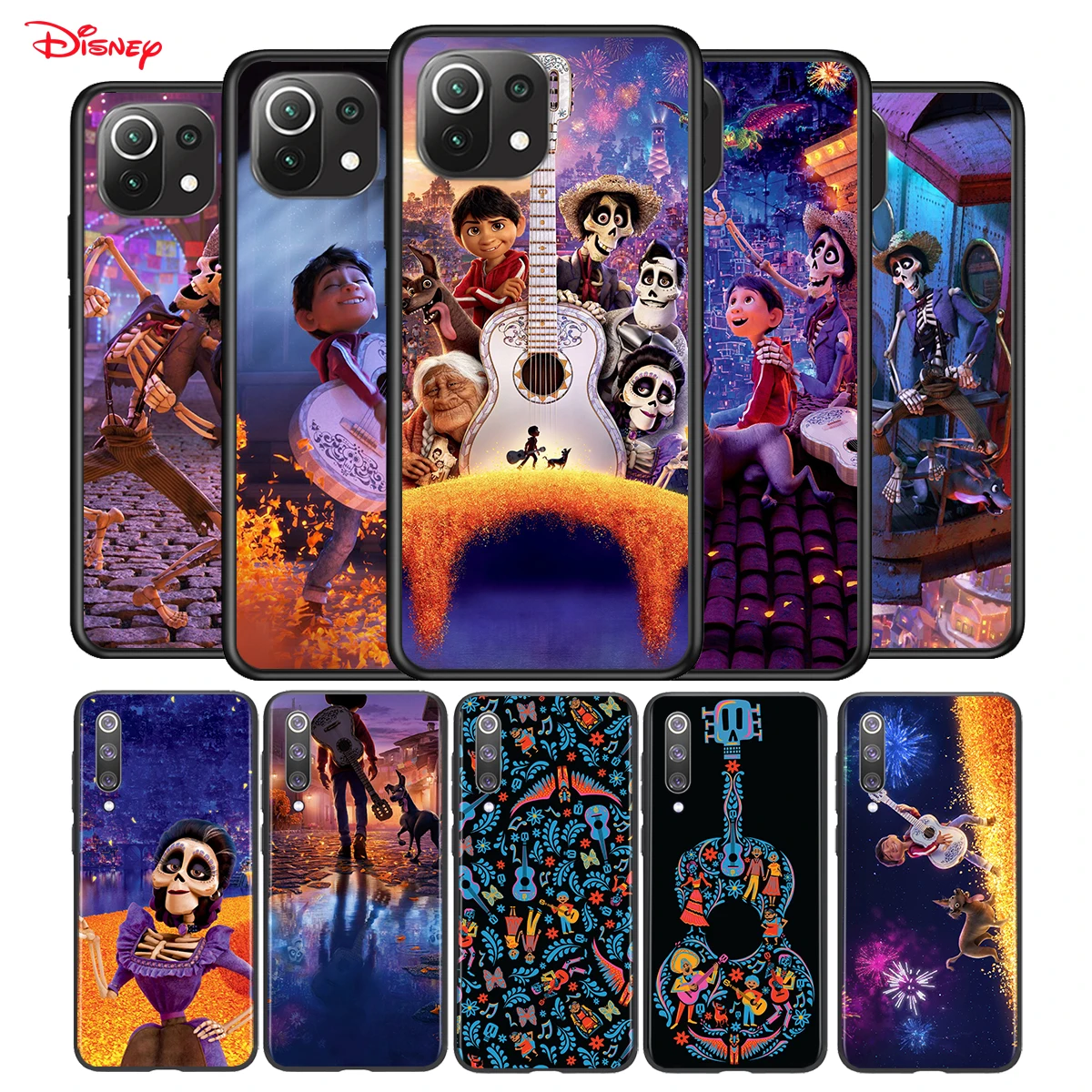 Мягкий силиконовый чехол с героями мультфильма Disney-Coco для Xiaomi Mi 11 11i 10i 10T Note 10 9 9T SE 8