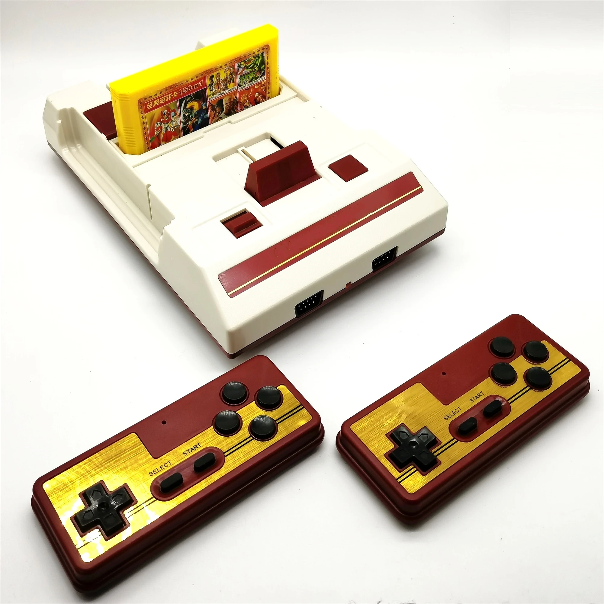 HD 레트로 TV 게임 콘솔, Nes 8 비트 게임 지지대 60 핀 카트리지, 무선 게임패드 2 개, 150 인 1 카트리지 188 내장